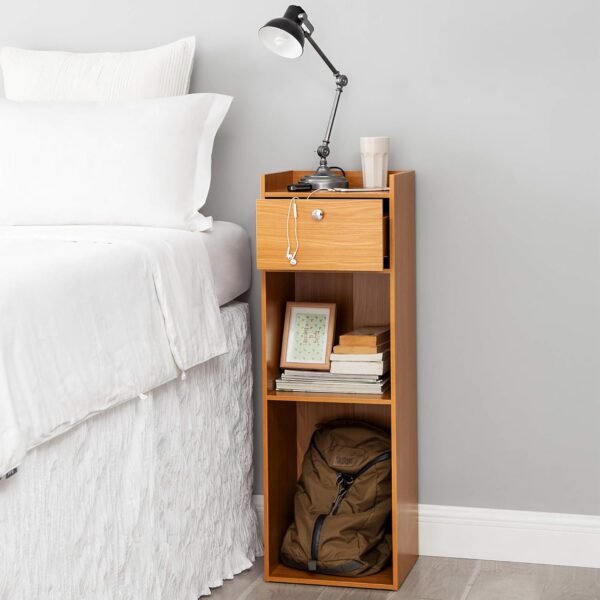 DormCo Yak About It Extra Tall Bookcase Table - Beech - Image 2