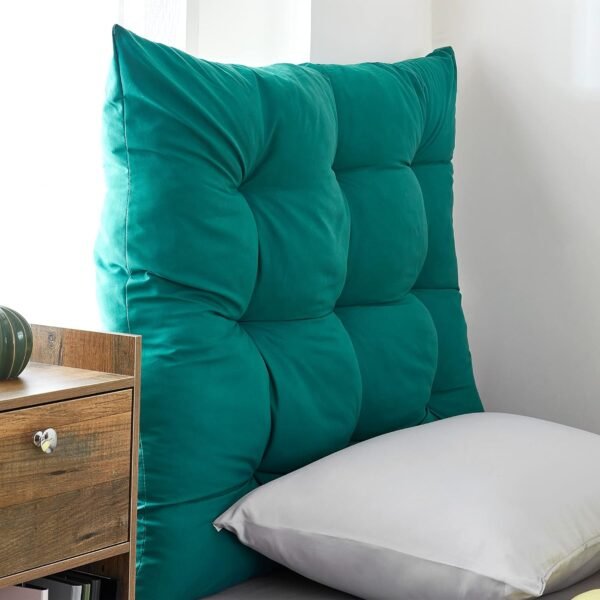 DormCo Rainha - Puffy Tufted College Headboard - Emerald Green - Image 2