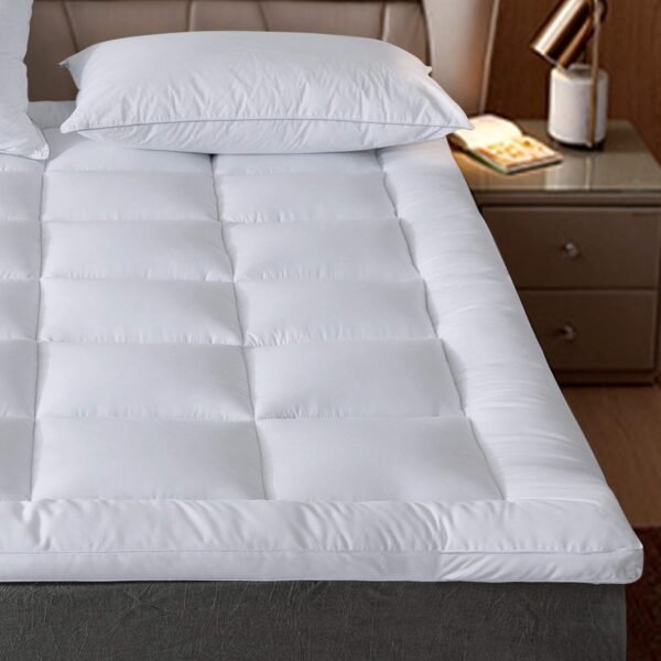 Mattress Topper King Size Pillowtop Mattress Cover Cooling Mattress Pad 2 Inch Thick - Image 5