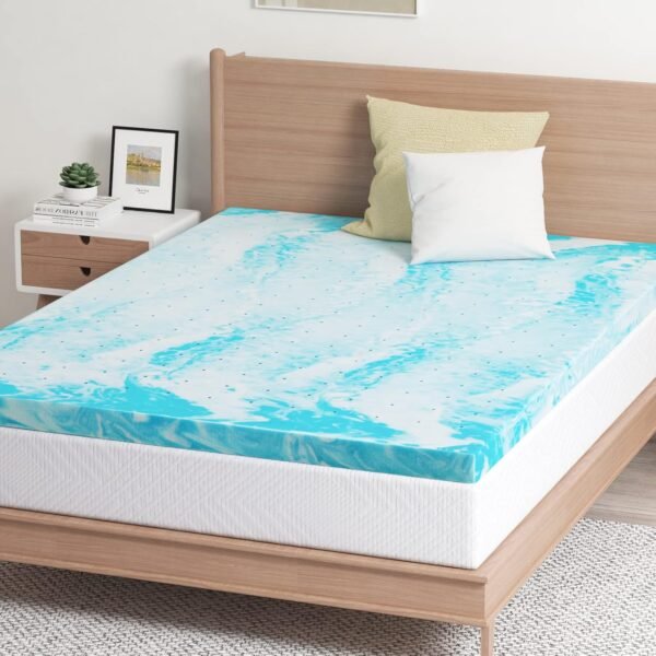 EGO Topper 3 Inch Twin XL Memory Foam Mattress Topper, Cooling Gel Foam Mattress Topper for Pressure Relief, Ventilated Design Bed Topper in a Box, CertiPUR-US Certified, 38"×80", Medium - Image 7