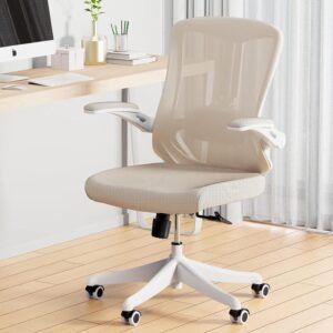 Ergonomic Office Chair – Comfy Desk Chairs with Wheels and Arms, 450LB Heavy Duty Mesh Computer Chair with Comfortable Lumbar Back Support for Home, Office, Study, Bedroom and College Dorm