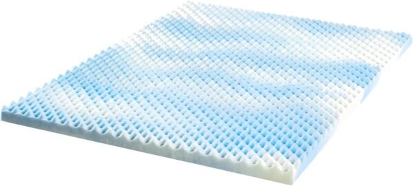 ZINUS 2 Inch Swirl Gel Cooling Memory Foam Mattress Topper, Smaller, More Convenient WonderBox Packaging, Cooling, Airflow Design, CertiPUR-US Certified, Twin XL - Image 14