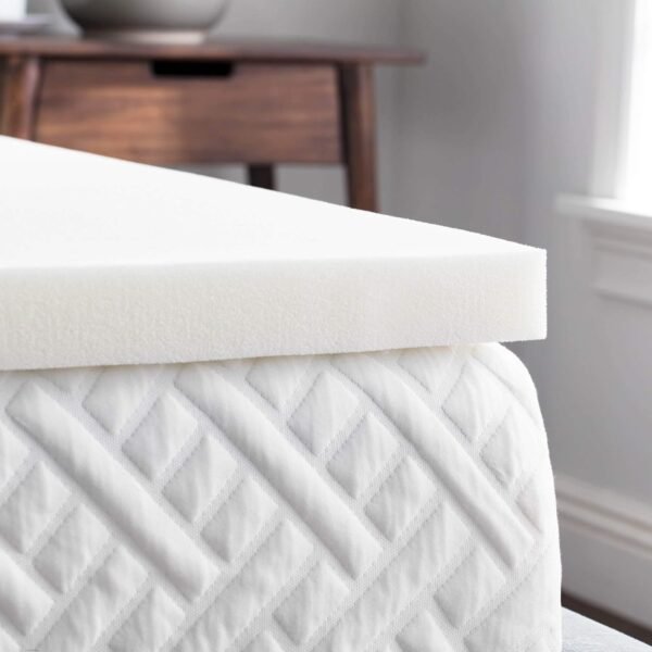 WEEKENDER Mattress Topper, Twin XL, 2 Inch, Ventilated Memory Foam - Ventilated Design - Relieves Pressure - Image 2
