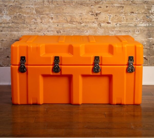 DormCo The Iron Brick® Trunk - Strongest USA Made Trunk - Orange - Image 2