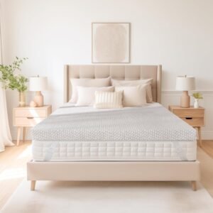 SyMax King Memory Foam Mattress Topper 3 Inch for College Dorm Bedroom Cooling Gel Mattress Topper Memory Foam Pad Soft Sofa Bed Topper with Removable & Washable Cover King Size