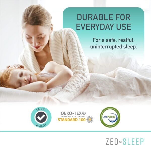 1.5-inch Mattress Topper - Twin XL Size Memory Foam Mattress Topper - Balanced Support Mattress Topper for Back Discomfort 80 x 38 x 1.5 inches - Image 7