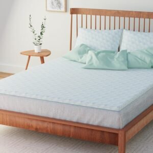 1.5-inch Mattress Topper – Twin XL Size Memory Foam Mattress Topper – Balanced Support Mattress Topper for Back Discomfort 80 x 38 x 1.5 inches