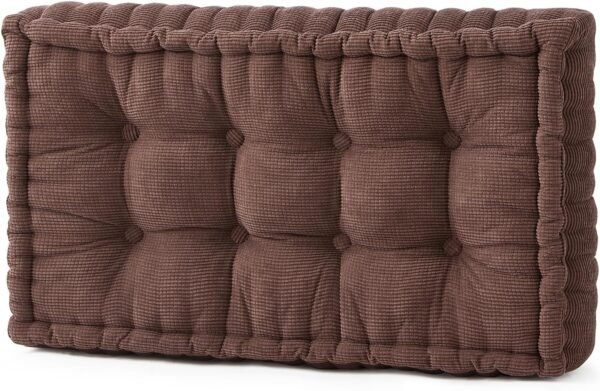 Rainha - Ultra Thick Tufted College Headboard - Dark Brown
