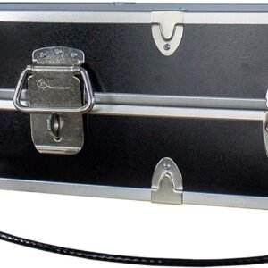C&N Footlockers College Dorm Room Under Bed – The Slim Lockable Trunk – 32 x 18 x 8.25 Inches (With Cable Lock)