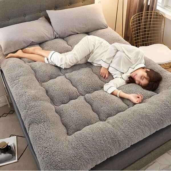 Foldable Floor Mattress, Double Single Japanese Futons, Roll Mat Foldable Queen Mattress, for Home Camping Couch, 120*200cm - Image 6