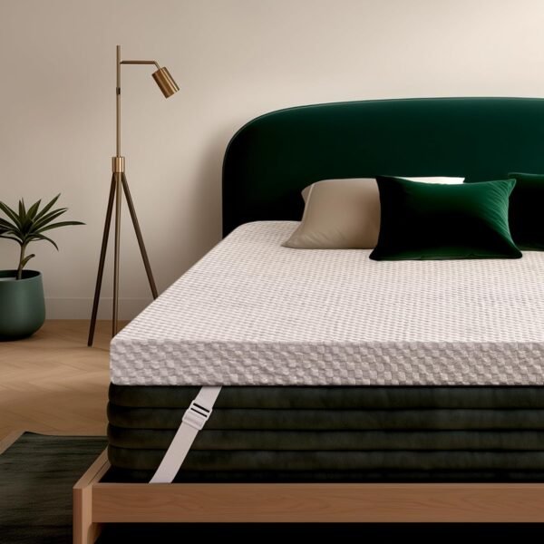SyMax Twin XL Memory Foam Mattress Topper 3 Inch Cooling Gel Mattress Topper Memory Foam Pad Soft for Pressure Relief Sofa Bed Mattress Topper with Cover Twin XL Size