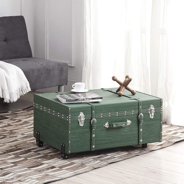 DormCo Texture® Brand Trunk - Marble Green 29"L x 20"W x 14"H - Image 4