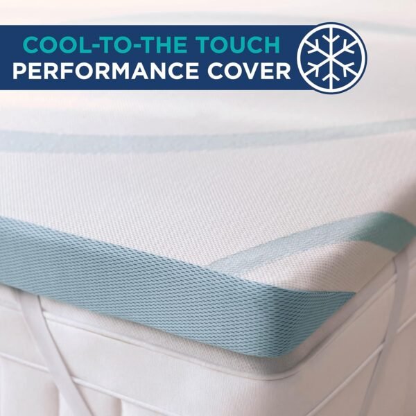 Tempur-Pedic TEMPUR-Adapt + Cooling 3-Inch Twin Mattress Topper Medium Luxury Premium Foam, Washable Cover, Medium Cooling Topper,white - Image 6