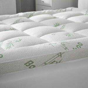 Cooling Mattress Topper Twin XL Size with 8-21″ Deep Pocket Mattress Pad for Back Pain Pillow Top Mattress Cover Quilted Mattress Protector with 1200 GSM Down Alternative Fill