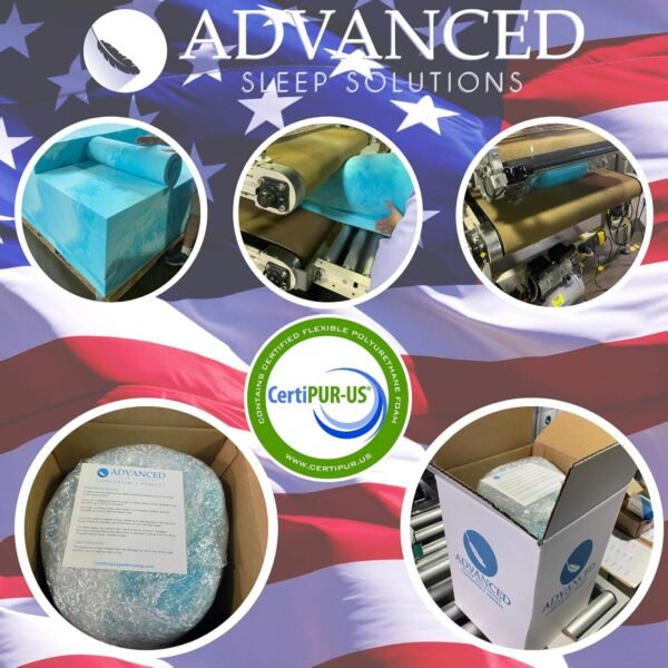 Gel Memory Foam Mattress Topper Twin Extra Long, Plush 2 Inch Thick, Premium Gel Infused Twin XL Memory Foam Mattress/Bed Topper/Pad for a Cool, and Comfortable Sleep. Made in The USA - Image 8