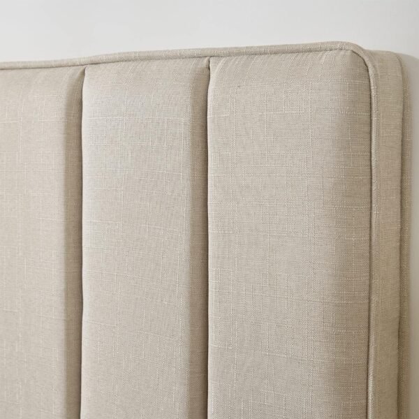 Tavira Allure® College Dorm Headboard - Broad Panel - Linen Beige - Image 4