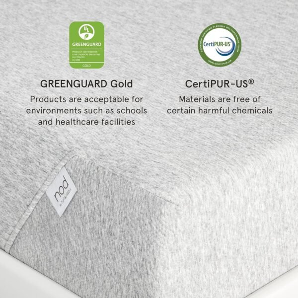 Nod by Tuft & Needle 8-Inch Full Mattress, Medium Firm Adaptive Foam Bed in a Box, Responsive and Supportive, CertiPUR-US, 100-Night Sleep Trial, 10-Year Limited Warranty - Image 3