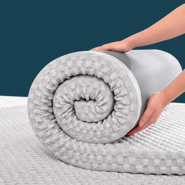 SyMax Twin XL Memory Foam Mattress Topper 3 Inch Cooling Gel Mattress Topper Memory Foam Pad Soft for Pressure Relief Sofa Bed Mattress Topper with Cover Twin XL Size - Image 3