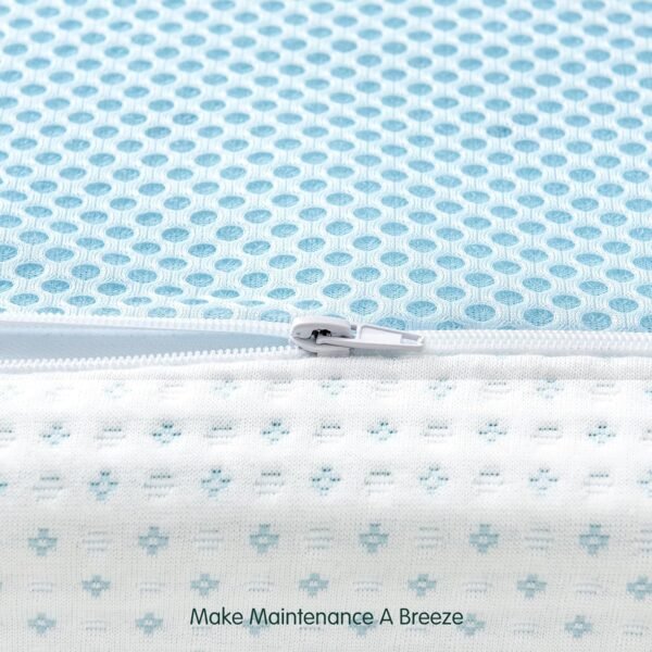 CHUN YI 4 Inch Memory Foam Mattress Topper Twin XL Size, High Density Cooling Gel-Infused Bed Topper for College Dorm, Ventilated Mattress Pad with Breathable Rayon from Bamboo Cover - Image 6