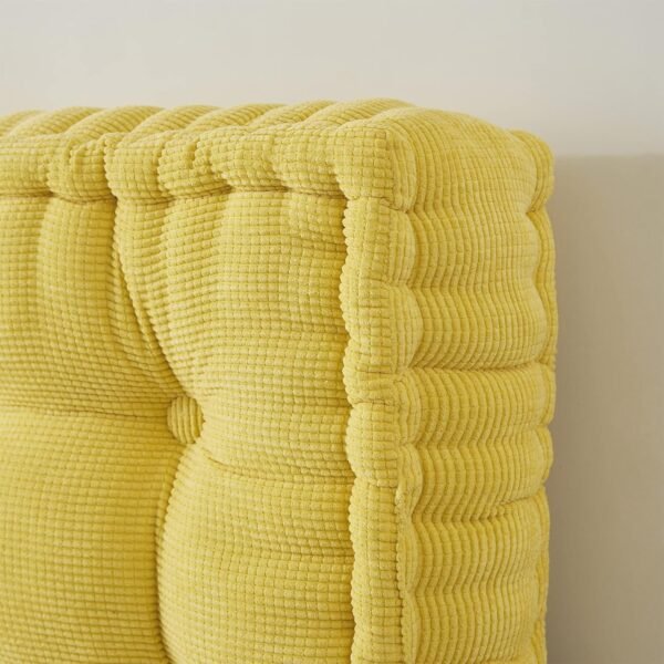 DormCo Rainha® - Ultra Thick Tufted College Headboard - Yellow - Image 3