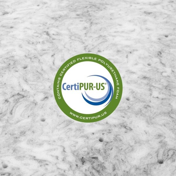 BioPEDIC 2-Inch Twin Size Mattress Topper, Bamboo Charcoal Infused Medium Plush Memory Foam Mattress Topper, CertiPUR-US Certified, White, Twin Size (75" L x 39" W x 2" H) - Image 5