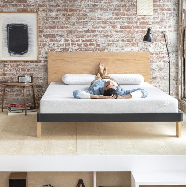 Nod by Tuft & Needle 8-Inch Full Mattress, Medium Firm Adaptive Foam Bed in a Box, Responsive and Supportive, CertiPUR-US, 100-Night Sleep Trial, 10-Year Limited Warranty