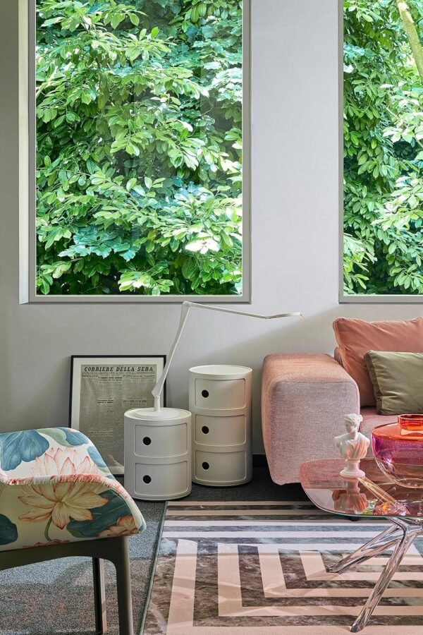 Kartell Componibili Mat 498803, Container White Matte, Diameter 32 x H 58 cm - Image 3