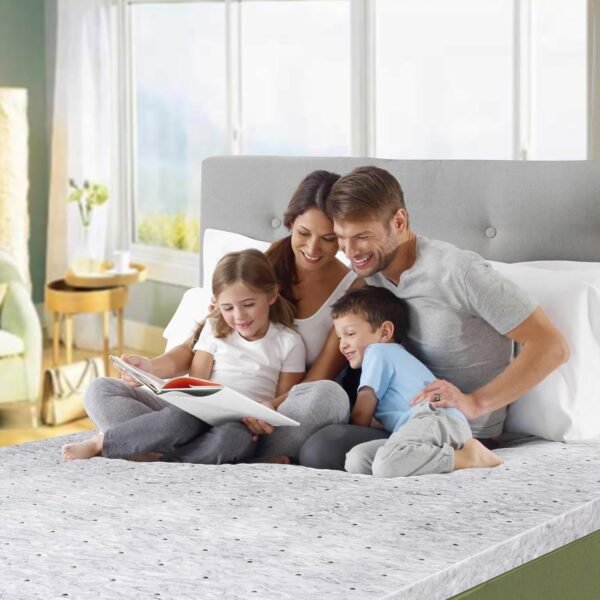 BedsPick Memory Foam Mattress Topper Twin 2 Inch, Foam Mattress Pad, Single Bed Toppers with Ventilation Holes - Image 8