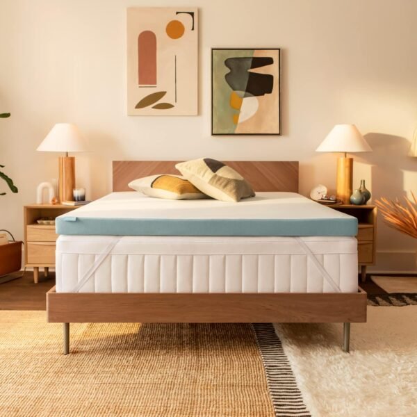 Tempur-Pedic TEMPUR-Adapt + Cooling 3-Inch Full Mattress Topper Medium Luxury Premium Foam & Memory Foam Symphony Pillow Luxury Soft Feel, Standard, White - Image 2