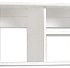 Prepac Wall Mounted Desk Hutch, 48 x 10.5, White