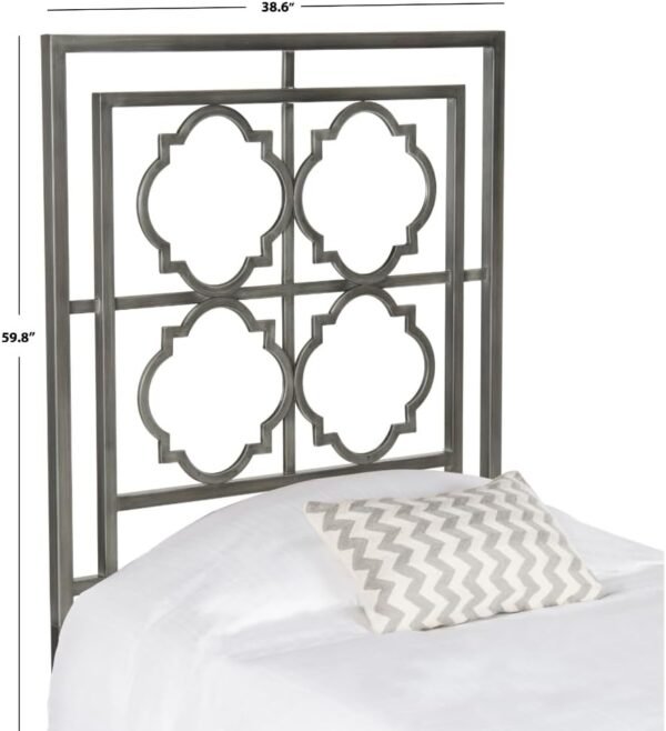 Safavieh Home Collection Silva Antique Iron Headboard, Twin - Image 2