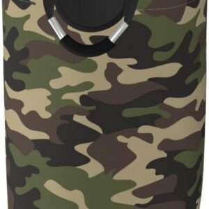 Camouflage Pattern Laundry Hamper Green Camo Storage Basket Toys Clothes Organizer Bin For Home Bathroom Bedroom Dorm Nursery, 52l