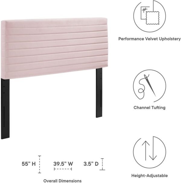 Modway Tranquil Adjustable, Twin, Pink - Image 5