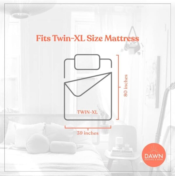 Dawn College Dorm Mattress Topper | Twin XL Egg Crate Foam | Supportive, Quality Sleep, Hypoallergenic, Cooling | Made in USA | CertiPUR - Image 7