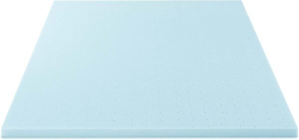 Best Price Mattress 2-inch Ventilated Gel Memory Foam Topper - Twin, Blue - Image 7