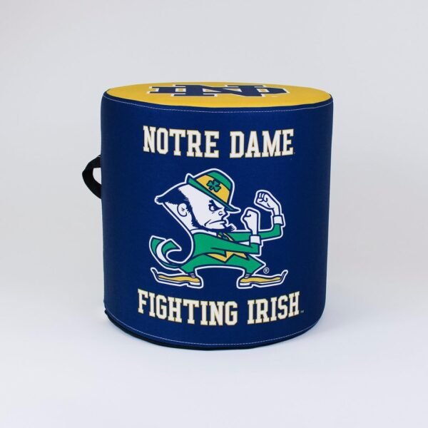 Goldie University of Notre Dame Fighting Irish Ottoman for College Fans - Image 3