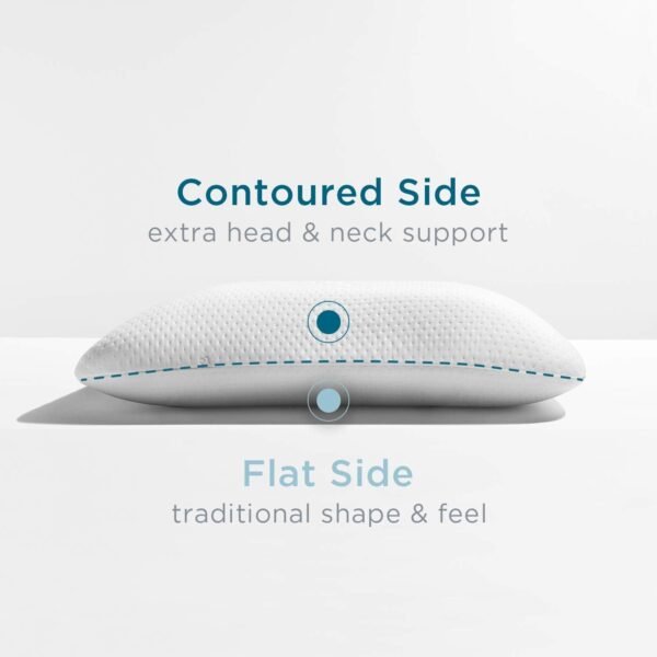 Tempur-Pedic TEMPUR-Adapt + Cooling 3-Inch Full Mattress Topper Medium Luxury Premium Foam & Memory Foam Symphony Pillow Luxury Soft Feel, Standard, White - Image 7