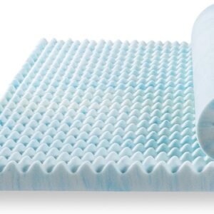 ZINUS 3 Inch Swirl Gel Cooling Memory Foam Mattress Topper, Cooling Airflow Design, CertiPUR-US Certified, Full
