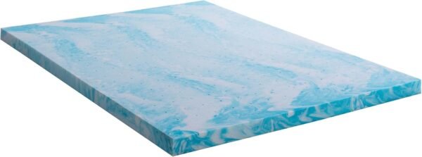 KYLE & KAY 4" Foam Mattress Topper, Twin Memory Mattress, Foam Mattress Topper, College Dorm Mattress, Ventilated and Breathable, Full Cooling Gel, 38 x 75in, Blue - Image 9
