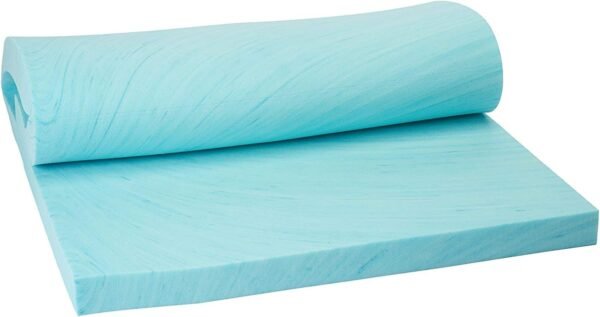 Twin XL Size 4 Inch Thick, Gel Swirl Visco Elastic Memory Foam Mattress Pad Bed Topper Made in the USA