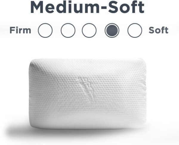 Tempur-Pedic TEMPUR-Adapt + Cooling 3-Inch Full Mattress Topper Medium Luxury Premium Foam & Memory Foam Symphony Pillow Luxury Soft Feel, Standard, White - Image 6