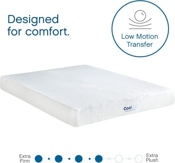 Cool Gel Memory Foam 8-Inch Mattress, CertiPUR-US Certified, Mattress in a Box, Twin, White - Image 3