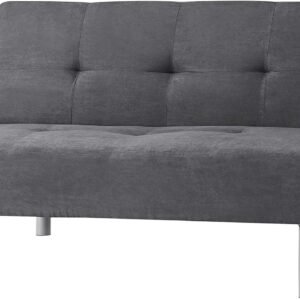 DormCo Mini Futon Steel Gray