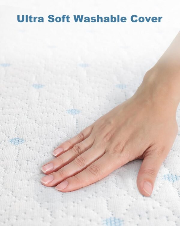 Ferlizer 2" [Twin XL] Mattress Topper, Memory Foam Mattress Topper Twin Extra Long for College Dorm with Ultra Soft Cover & Corner Straps, CertiPUR-US Certified - Image 4