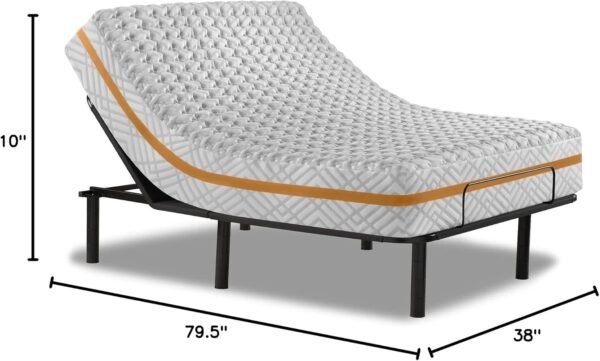 Simmons Amazon Exclusive - Premium Hybrid Memory Foam Mattress - 10 Inch, Twin XL Size, Individually Wrapped Coils, Cooling Foam, Quilted Cover, CertiPur-US Certified, 100-Night Trial - Image 2