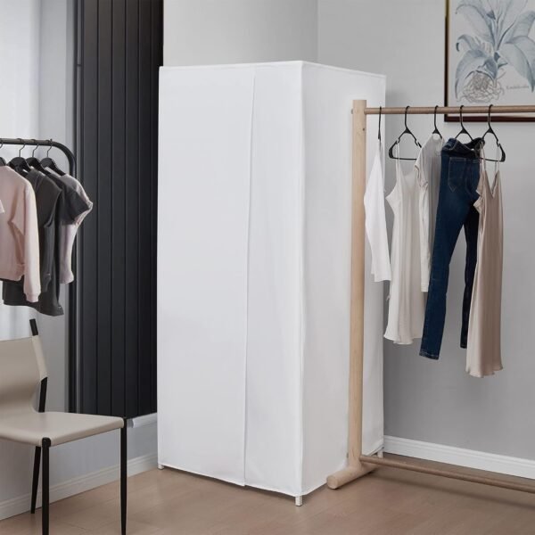 Don't Look at Me® - The Retractable Portable Changing Room - White Frame with White Fabric - Image 2