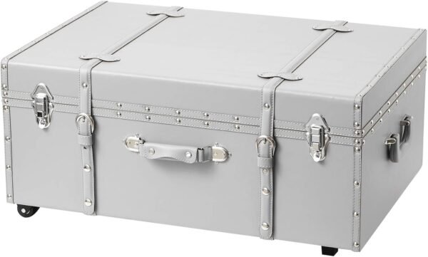DormCo Texture Brand Trunk - Harbor Gray - Large
