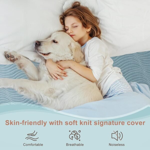 Firm to Extra Firm Mattress Topper 3 inch Queen Size Memory Foam Mattress Topper Gel Infused with High-Density Foam for Body Support & Pressure Relief, Ventilated Design, CertiPUR-US Certified - Image 5