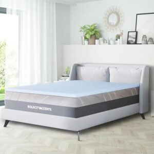 Memory Foam Mattress Topper – 2 Inch Gel Infused Medium Soft Twin XL Mattress Topper – Cooling Mattress Topper Twin XL, CertiPUR-US Certified