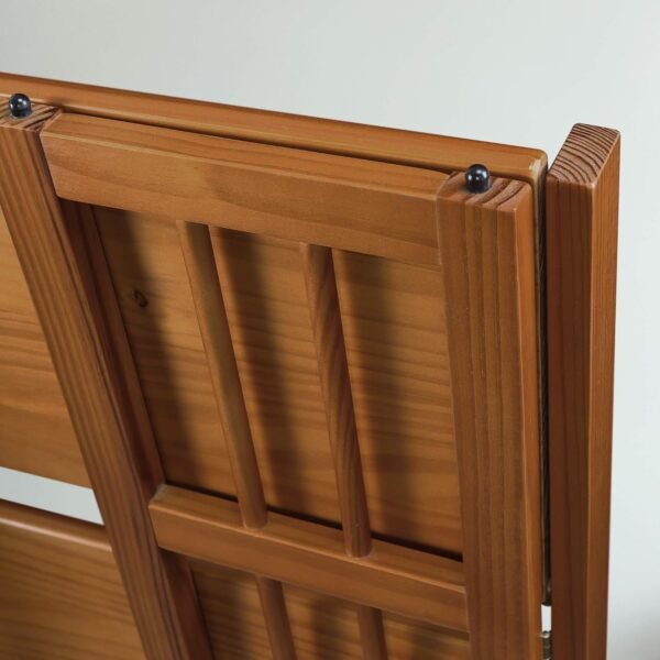 Casual Home 3-Shelf 27.5" Wide Folding Stackable Bookcase, Chestnut (New) - Image 7